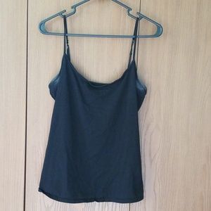 Black tank top